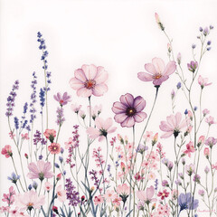 Watercolor Floral Illustration