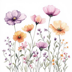 Watercolor Floral Illustration