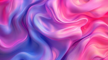 Obraz premium Wavy Pink Blue Background Design