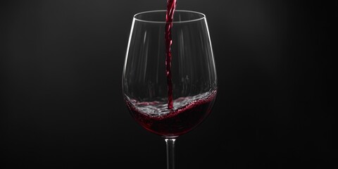 Poured Red Wine