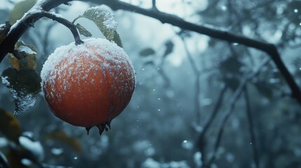 Snow-Covered Fruit.