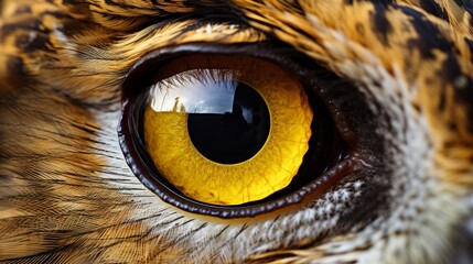 Stunning owl eye wallpaper featuring intricate details and vivid colors for nature lovers