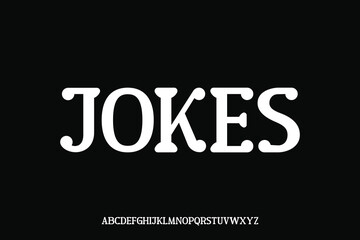 Display alphabet font vector design suitable for headline, poster, logo and many more