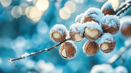 Snow Covered Nuts.