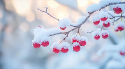 Snow-Covered Berries.