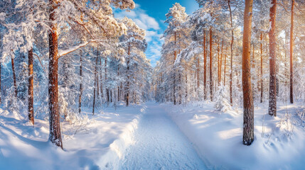snow scene, environment, snow, cold, nobody, tree, sky, ice, winter, terrain, nature, pine tree, fir tree, natural scenery, winter