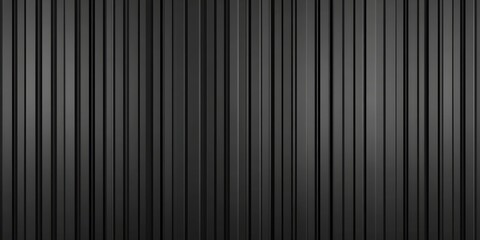 Obraz premium Black Metal Background with Vertical Stripes