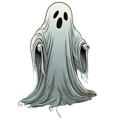 One ghost on Halloween