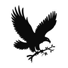 Obraz premium eagle icon illustration