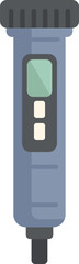 Digital tds meter showing water quality test result icon