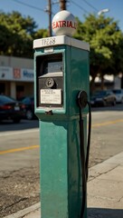 Parking meter on La Brea Avenue, West Hollywood.