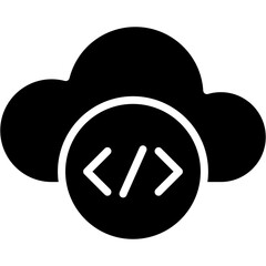 Cloud Coding Icon