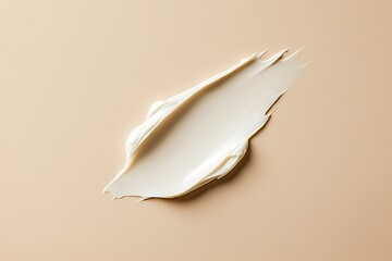 Liquid foundation isolated on white background