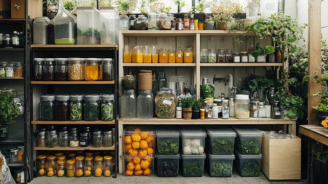 Marketing materials for a green event, with posters and online ads promoting zero-waste practices and eco-friendly vendors