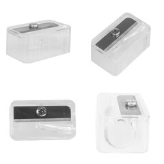 Fototapeta premium Pencil sharpener one isolated on white background