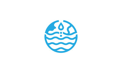 World Water Day logo vector illustration, Saving water and world environmental protection concept- Environment day, Save the water, World Water Day water drop. 22 March water day. stock illustration
