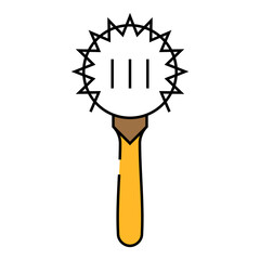 strainer bartender line icon vector. strainer bartender sign. isolated symbol illustration