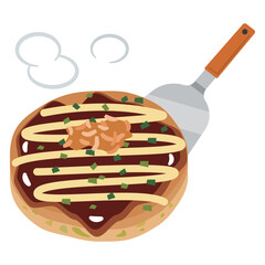 お好み焼きのイラスト
