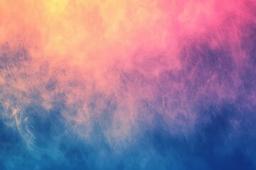 Fototapeta premium Abstract fuzzy gradient background. Dynamic digital noise with gentle color patterns. Retro vintage multicolored style. Vhs distortion texture effect
