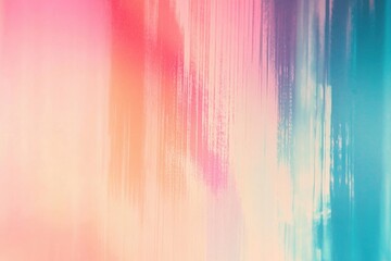 Blurred gradient background with soft texture. Colorful noise pattern showcasing gentle grain effects. Vintage lo-fi style inspired by vhs distortions