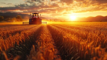 AI-Powered Farming Tools Showcased in a Bright Open Field