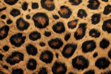 Fototapeta premium Leopard Fur Texture Close Up
