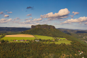 Sächsische Schweiz, Blick von der Festung Königsstein, Landkreis Sächsische...