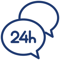 Support and Call Center line icons. Helpline and Support service vector linewar icon set.