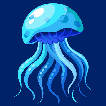 Jellyfish clip art preview