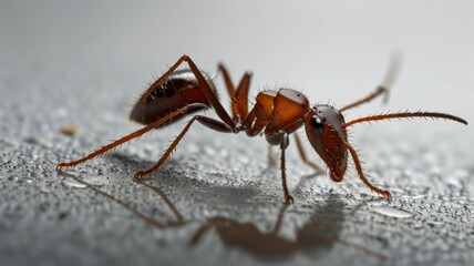 Fototapeta premium ant on a wood