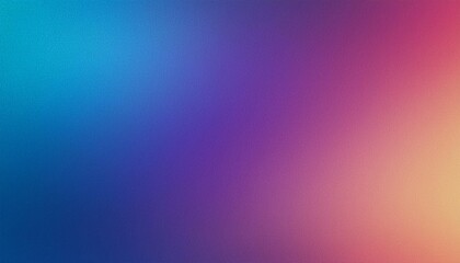 Fototapeta premium New purple orange blue grainy color gradient background 