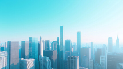 Fototapeta premium Office Skyscrapers in the City Financial and Business District