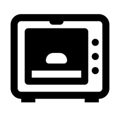 Oven Simple Glyph Icon. Single icon, glyph vector icon