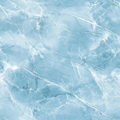 Fototapeta premium Tile image, Light blue marble with subtle white veining