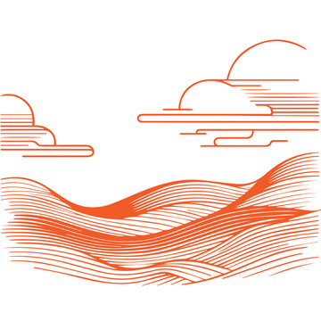 recommend clip art: abstract geometric semi circle with stripe line arranging motion pattern background