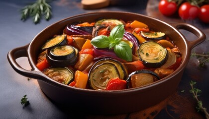pan fried chicken with vegetables
