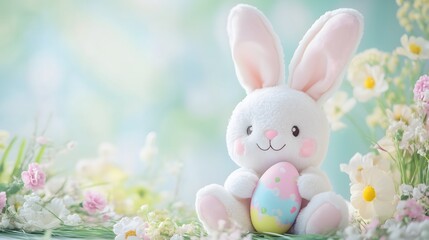 Obraz premium cute Easter bunny doll , Easter Gift