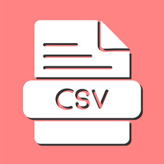 CSV Vector Icon