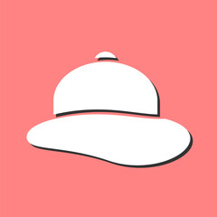 Woman's Hat Vector Icon