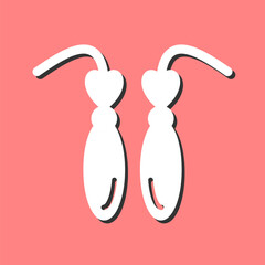 Earrings Vector Icon