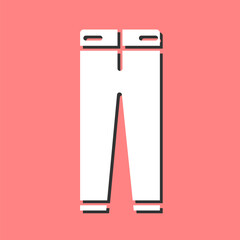 Men's Pants Vector Icon