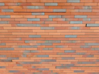 Red brick background, brick wall, for wallpaper or presentation