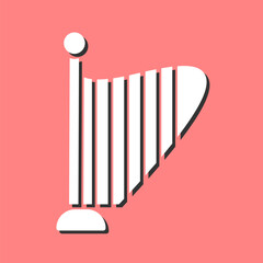 Harp Vector Icon