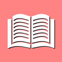 Textbook Vector Icon