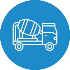 Concrete Mixer Icon