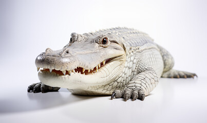 Obraz premium A crocodile studio shot on a clean background
