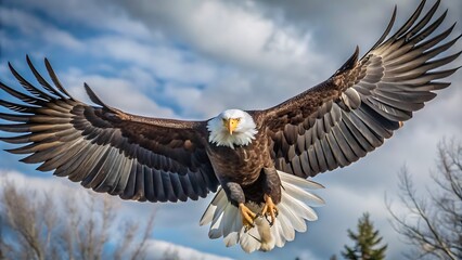 Fototapeta premium american bald eagle