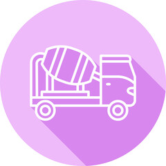 Concrete Mixer Icon