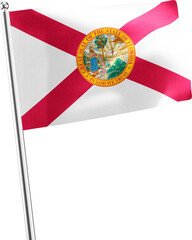 Florida Realistic Waving Flag