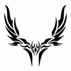 Fototapeta premium tribal art design abstract clipart tattoo for elements